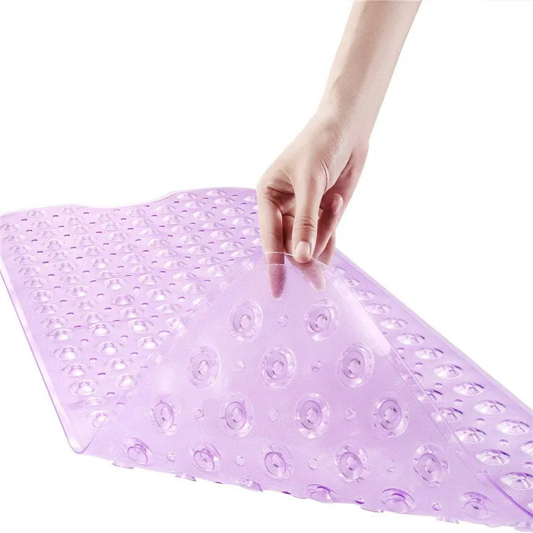 100 40cm Extended PVC Bathroom Mat Bathroom Bathtub Mat Floor Mat With Suction Cup