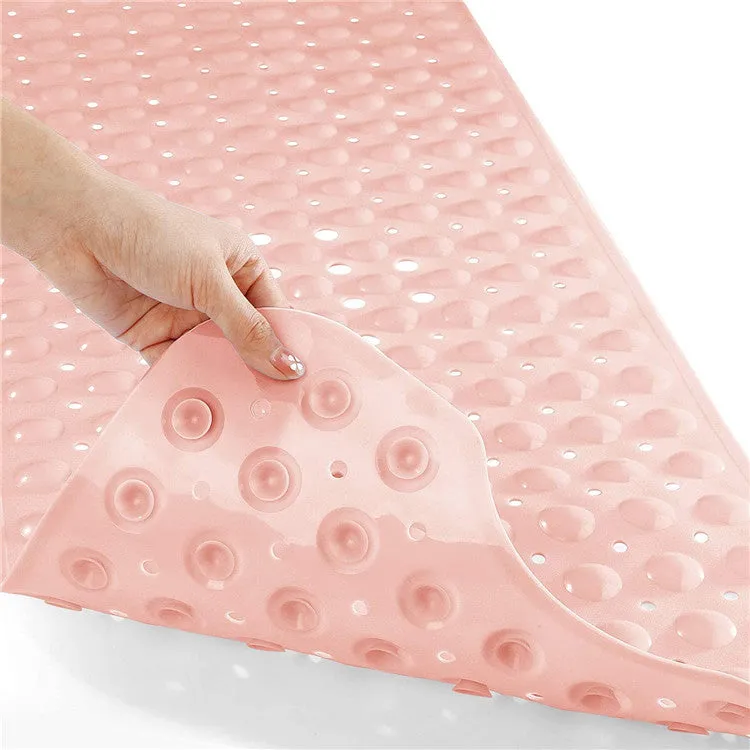 100 40cm Extended PVC Bathroom Mat Bathroom Bathtub Mat Floor Mat With Suction Cup