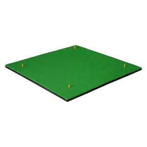 150 x 150cm Portable Golf Mat Practice Training Hitting Putting Chipping Turf Driving Range Aid Tee Pad