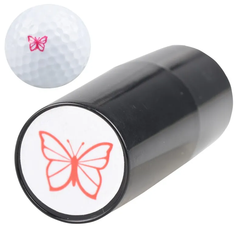 1XGolf Ball Stamper Stamp Marker Impression Seal Quick-dry Plastic Multicolors Golf Ball stamp tool