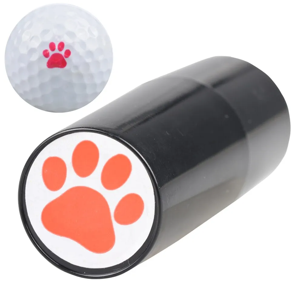 1XGolf Ball Stamper Stamp Marker Impression Seal Quick-dry Plastic Multicolors Golf Ball stamp tool