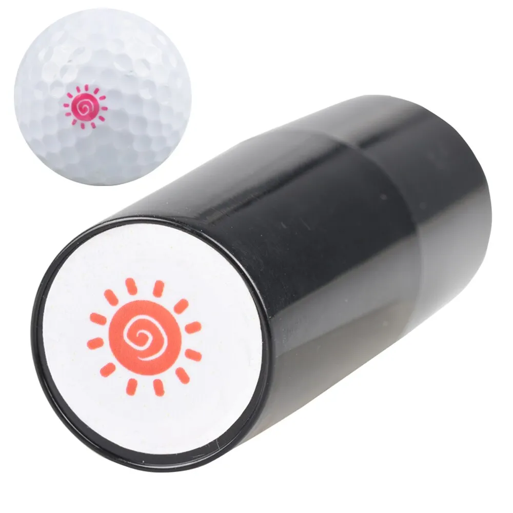 1XGolf Ball Stamper Stamp Marker Impression Seal Quick-dry Plastic Multicolors Golf Ball stamp tool