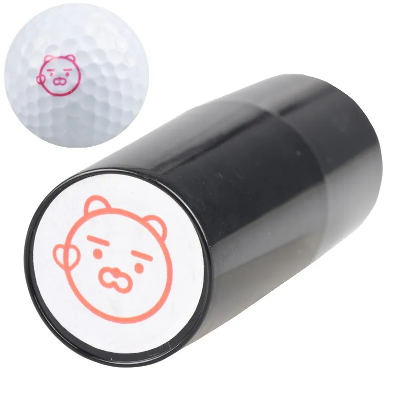 1XGolf Ball Stamper Stamp Marker Impression Seal Quick-dry Plastic Multicolors Golf Ball stamp tool