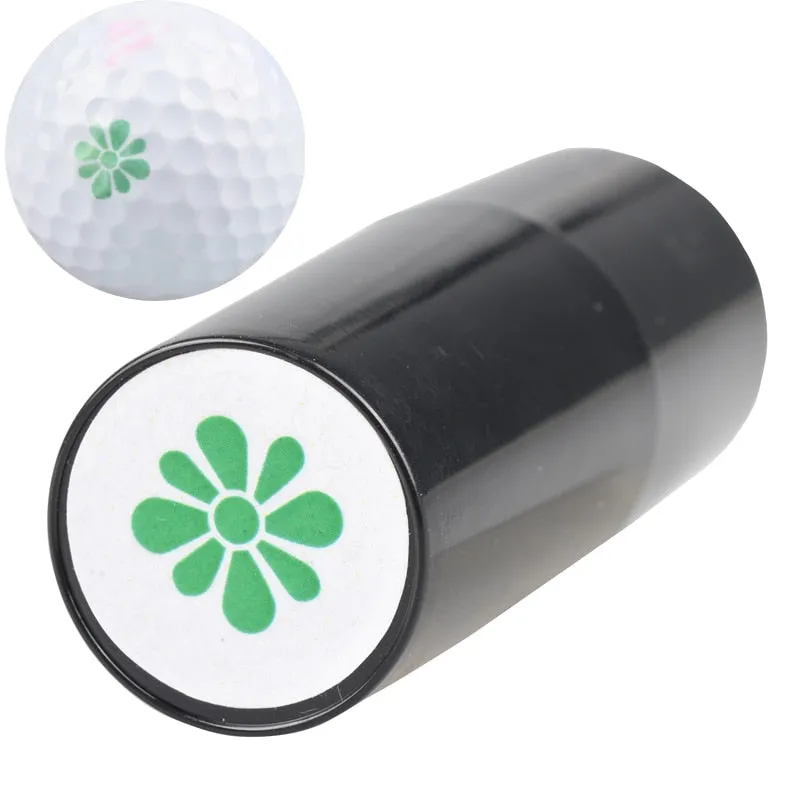 1XGolf Ball Stamper Stamp Marker Impression Seal Quick-dry Plastic Multicolors Golf Ball stamp tool