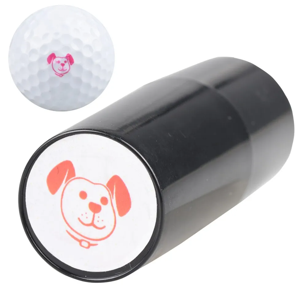 1XGolf Ball Stamper Stamp Marker Impression Seal Quick-dry Plastic Multicolors Golf Ball stamp tool