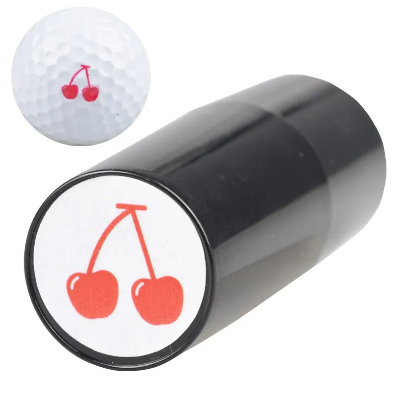 1XGolf Ball Stamper Stamp Marker Impression Seal Quick-dry Plastic Multicolors Golf Ball stamp tool