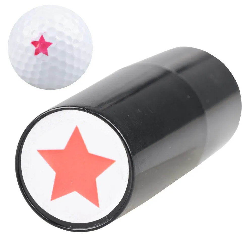 1XGolf Ball Stamper Stamp Marker Impression Seal Quick-dry Plastic Multicolors Golf Ball stamp tool