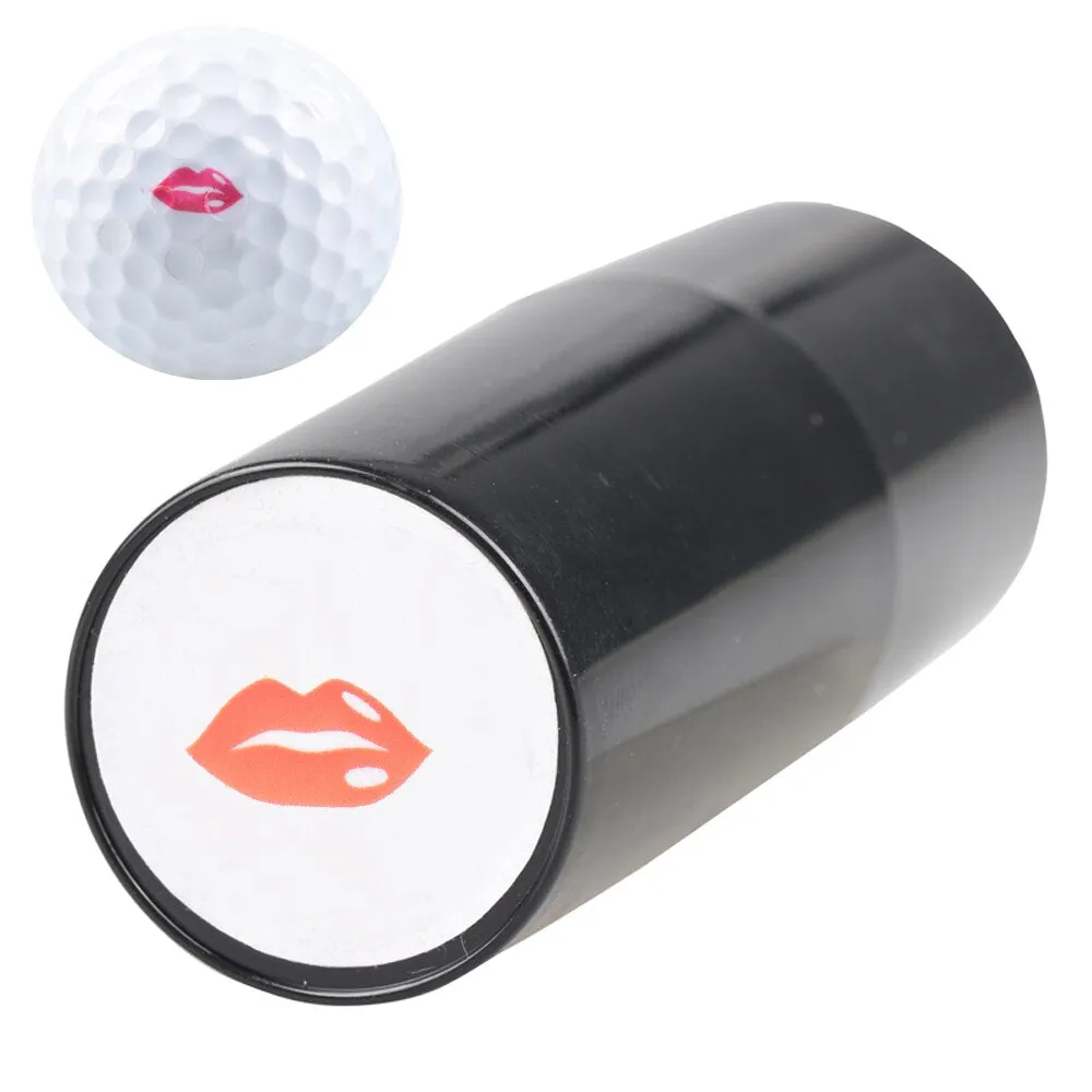 1XGolf Ball Stamper Stamp Marker Impression Seal Quick-dry Plastic Multicolors Golf Ball stamp tool