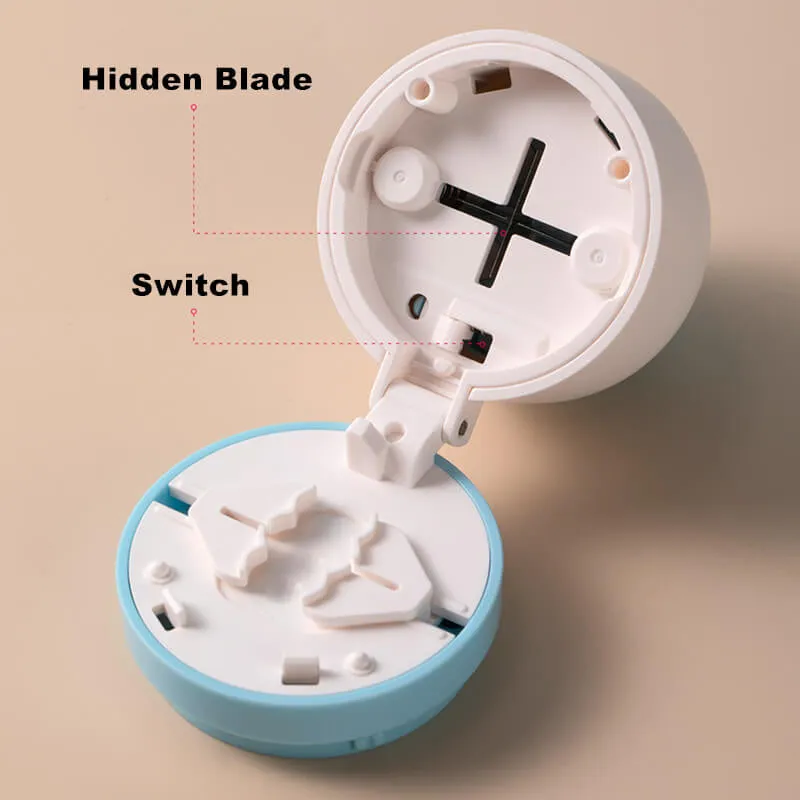 2 In 1 Portable Pill Cutter Storage Container