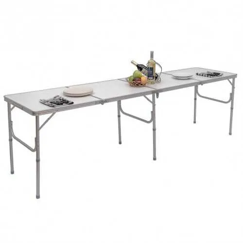 8' Aluminum Folding Picnic Camping Table