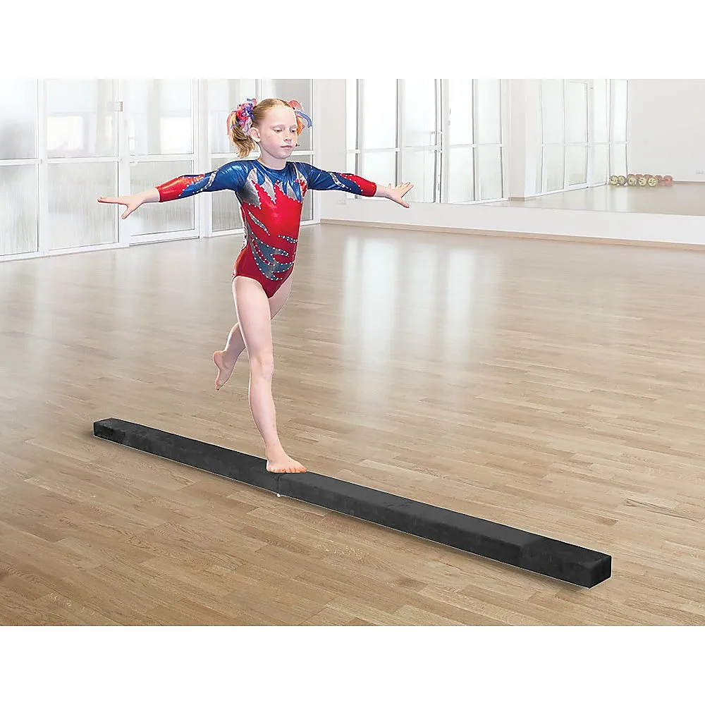 8FT Folding Balance Beam, Anti-slip, Heavy-duty Suede