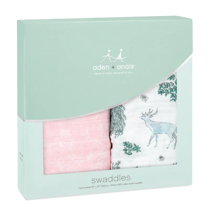 Aden   Anais - Forest Fantasy 2 Pack Swaddles