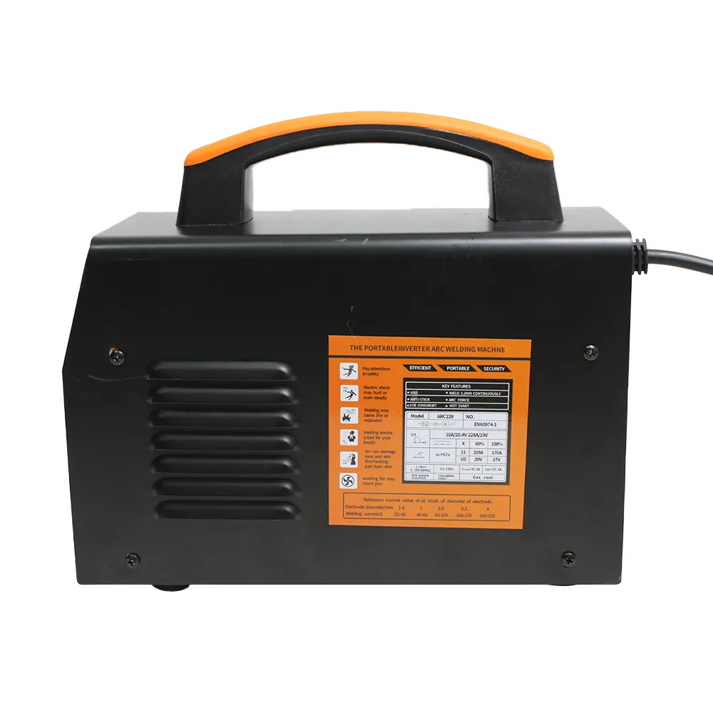 Aegon ARC 228D Portable Inverter Welding Machine (IGBT, Single Phase) 250 Amp With Hot Start and Anti-Stick Functions