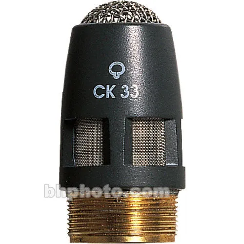 AKG 2765X00220 CK33 Modular Hyper-Cardioid Microphone Capsule for GN Series, HM 1000 and LM 3 Microphone Housings