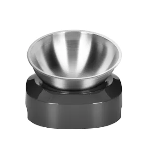 Anti-Skid Medium Stainless Steel Pet Bowls Set - YES4PETS