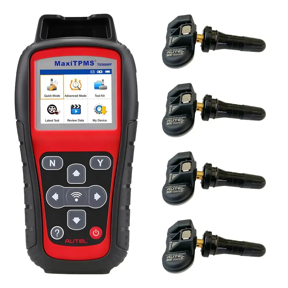 Autel TS508WF TPMS Diagnostic   Service Tool w/ 4 Sensors Bundle