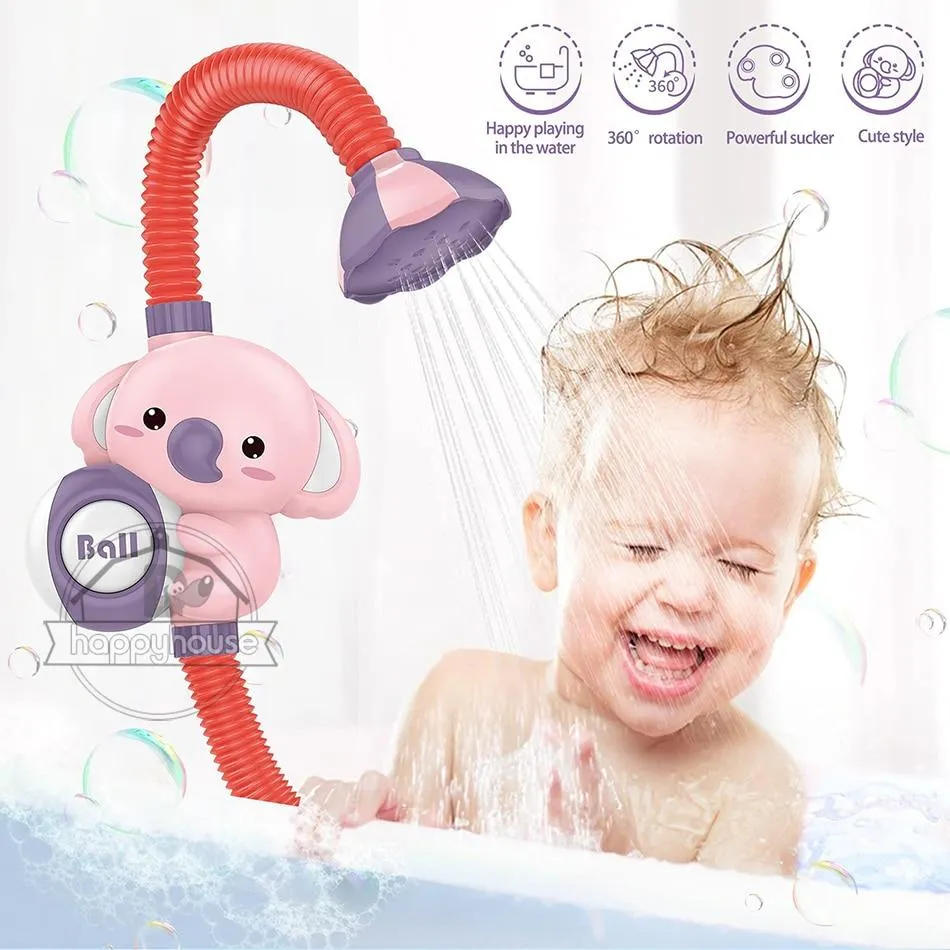 Baby Bath Toys for Kids Electric Elephant Sucker BaBy Bath Toys Spray Water Toys for Kids Bathtub Toys Sprinkler Baby Shower