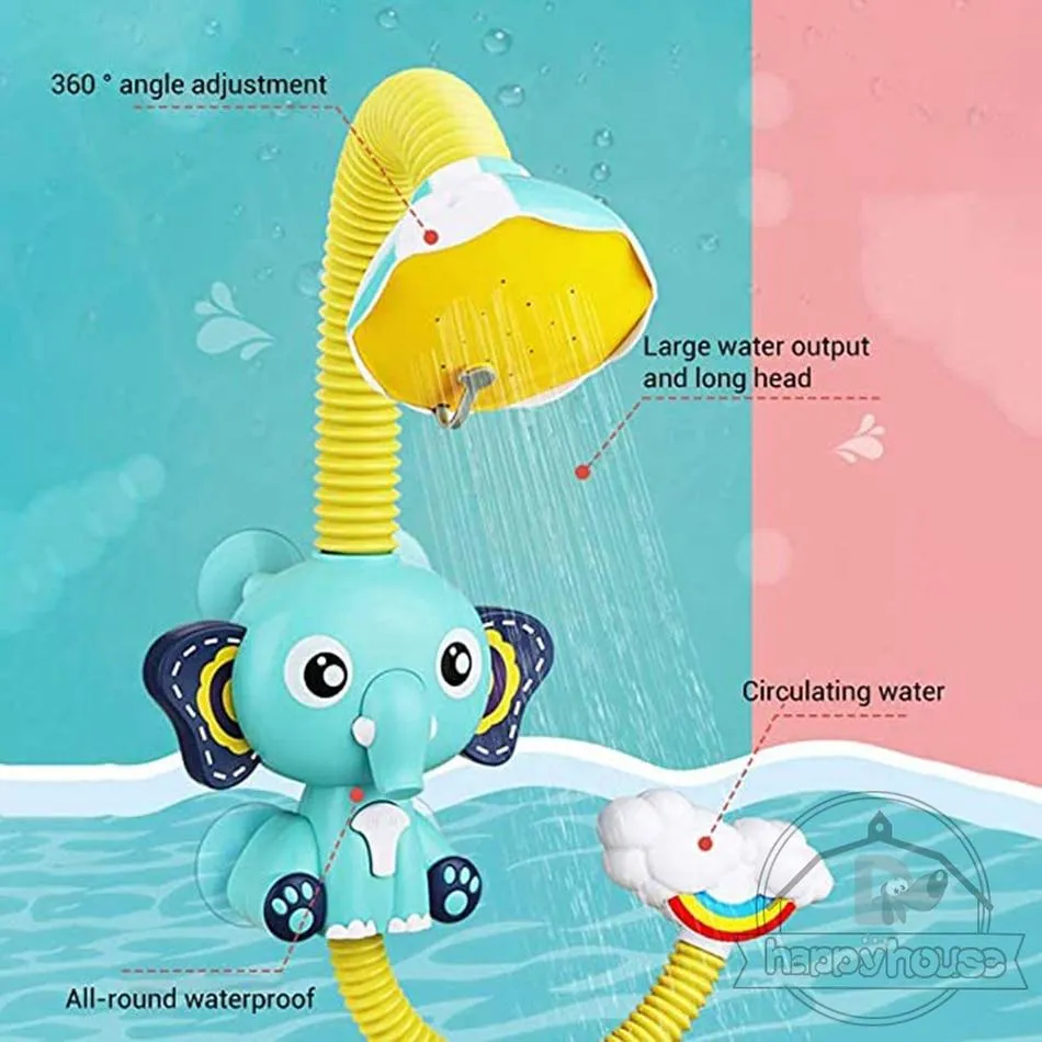 Baby Bath Toys for Kids Electric Elephant Sucker BaBy Bath Toys Spray Water Toys for Kids Bathtub Toys Sprinkler Baby Shower