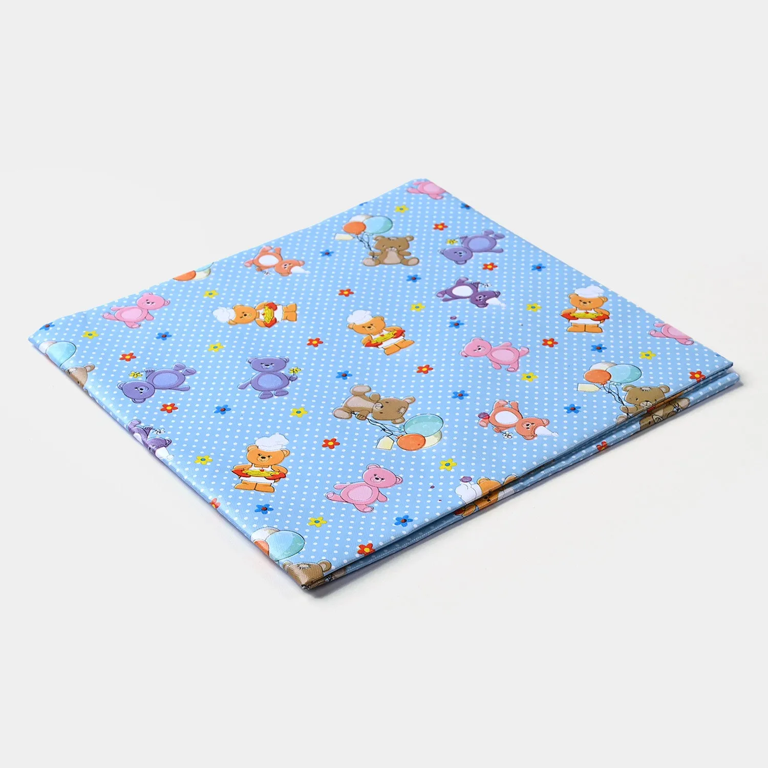 BABY CHANGING SHEET-BLUE