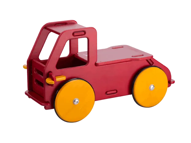 Baby Ride-On and Play Truck Red