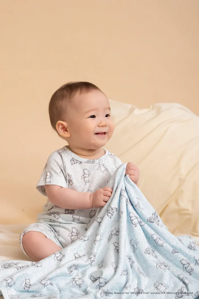 Bamboo Blanket - Blue Hunny Pooh