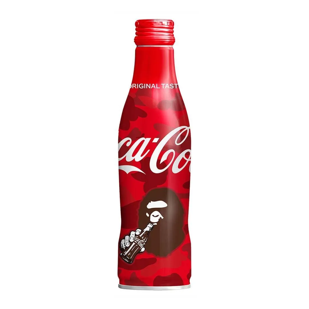 Bape Coca-Cola Slim Bottle Ape Head