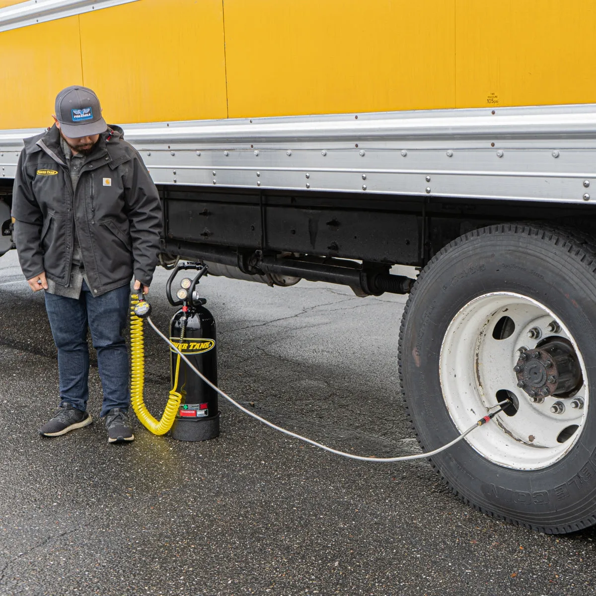 Big Kahuna Digital - Ventoso Tire Inflator with Gauge, 6 ft. Hose, and Quick-Switch Chucks