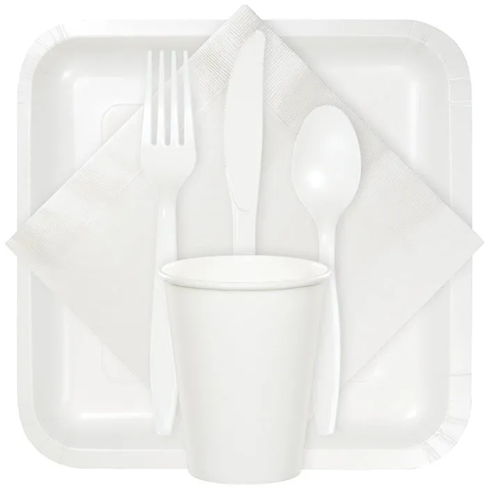 Bulk White Bulk Plastic Spoons (600 per Case)