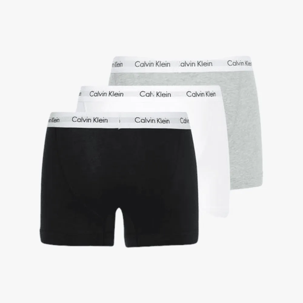 Calvin Klein Mens 3Pack Trunks Black Multi