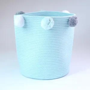 Cotton Rope Storage Basket | Blue