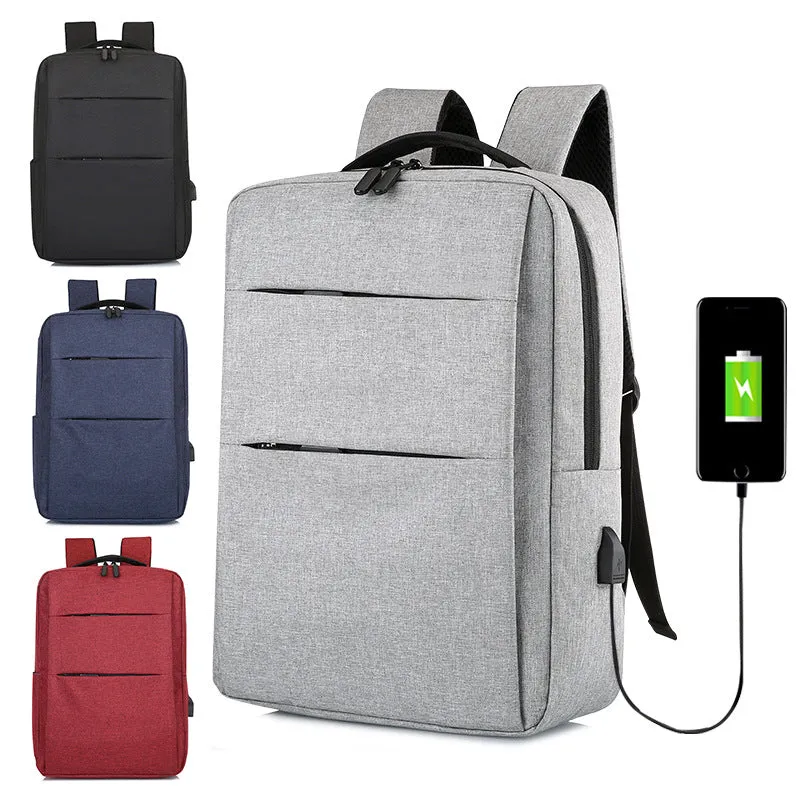 Customizable logo computer backpack