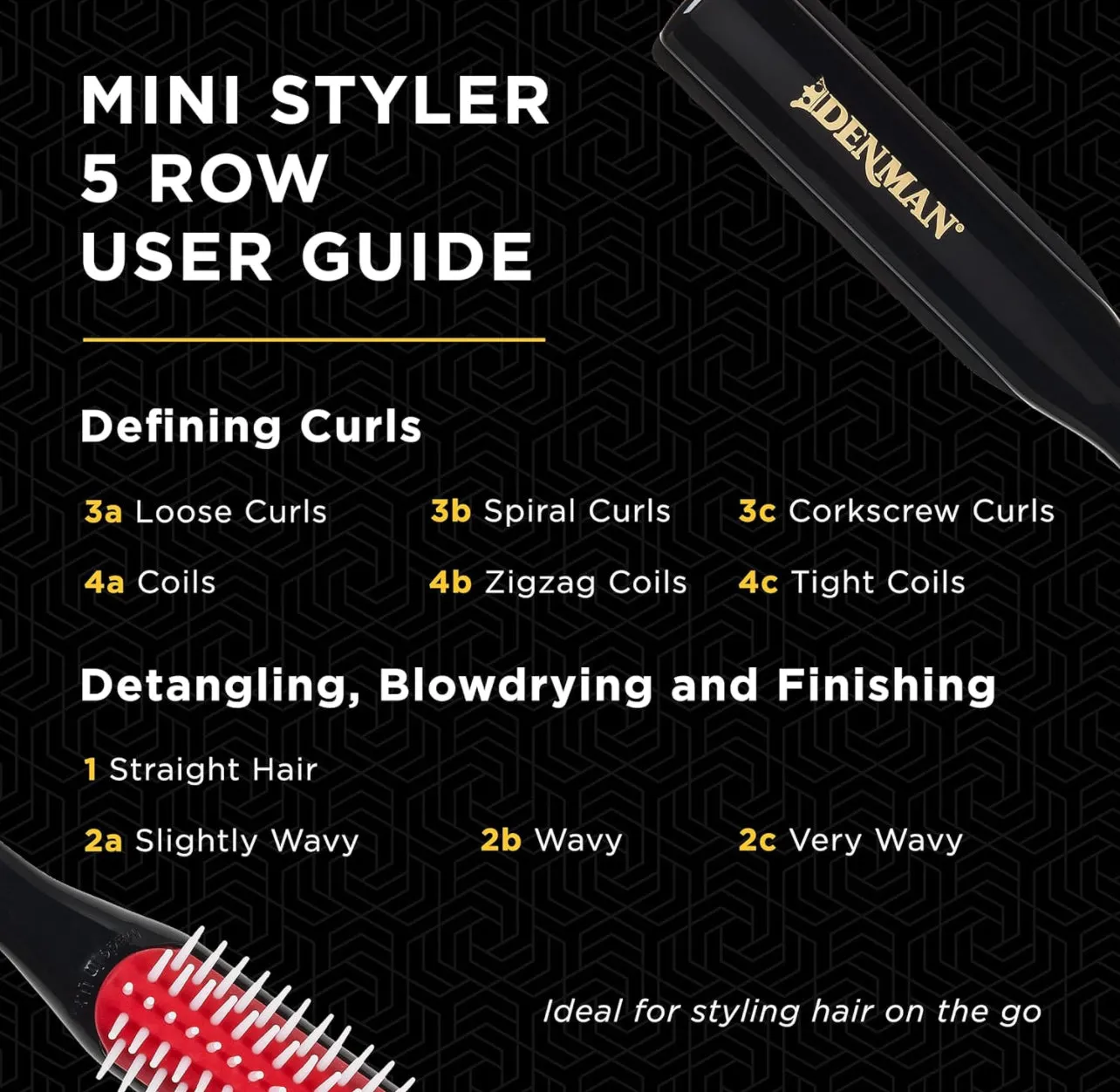 Denman D14 The mini styler 5 Row