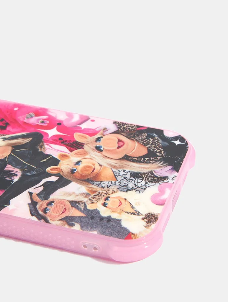 Disney Miss Piggy Collage Shock iPhone Case