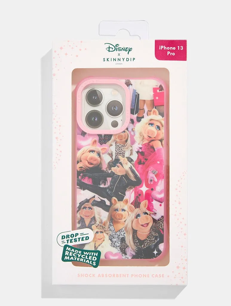 Disney Miss Piggy Collage Shock iPhone Case