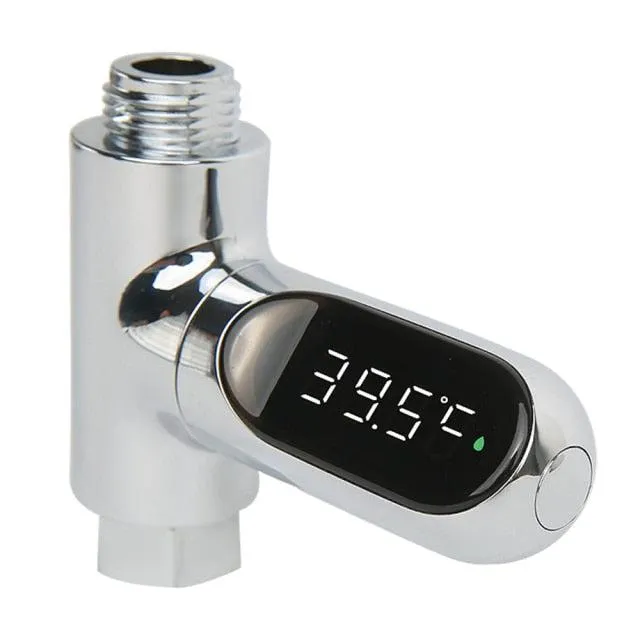 Electric Shower Bath Faucet Water Thermometer With LED Digital Screen