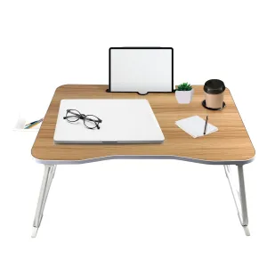 Extra Large Portable Bed Laptop Desk, Cup Holder, Drawer - Ekkio