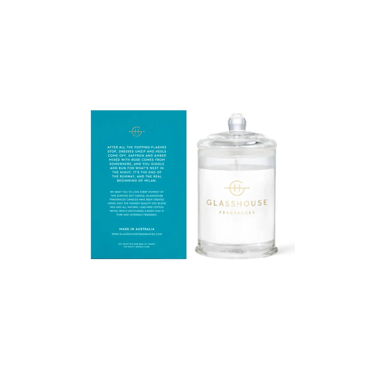 Glasshouse Fragrances Midnight in Milan Candle 60g