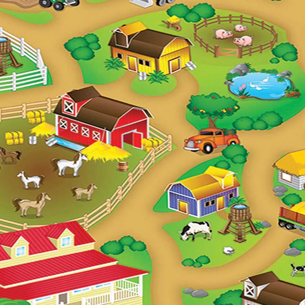 Large Farm Play Mat (120 x 100cm)