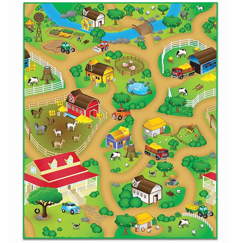 Large Farm Play Mat (120 x 100cm)