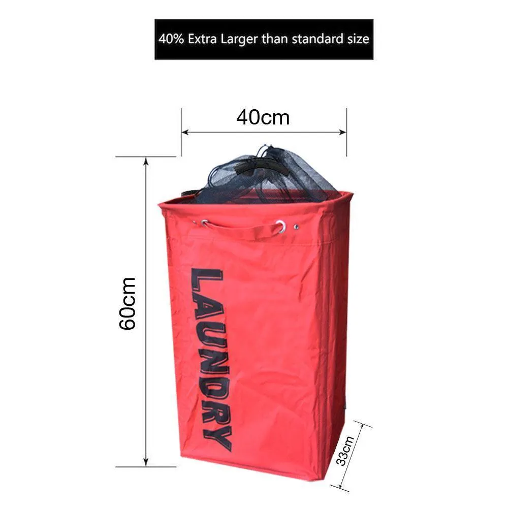 Laundry Bag with 2 Wheels and 2 Handles - Flatpack Design