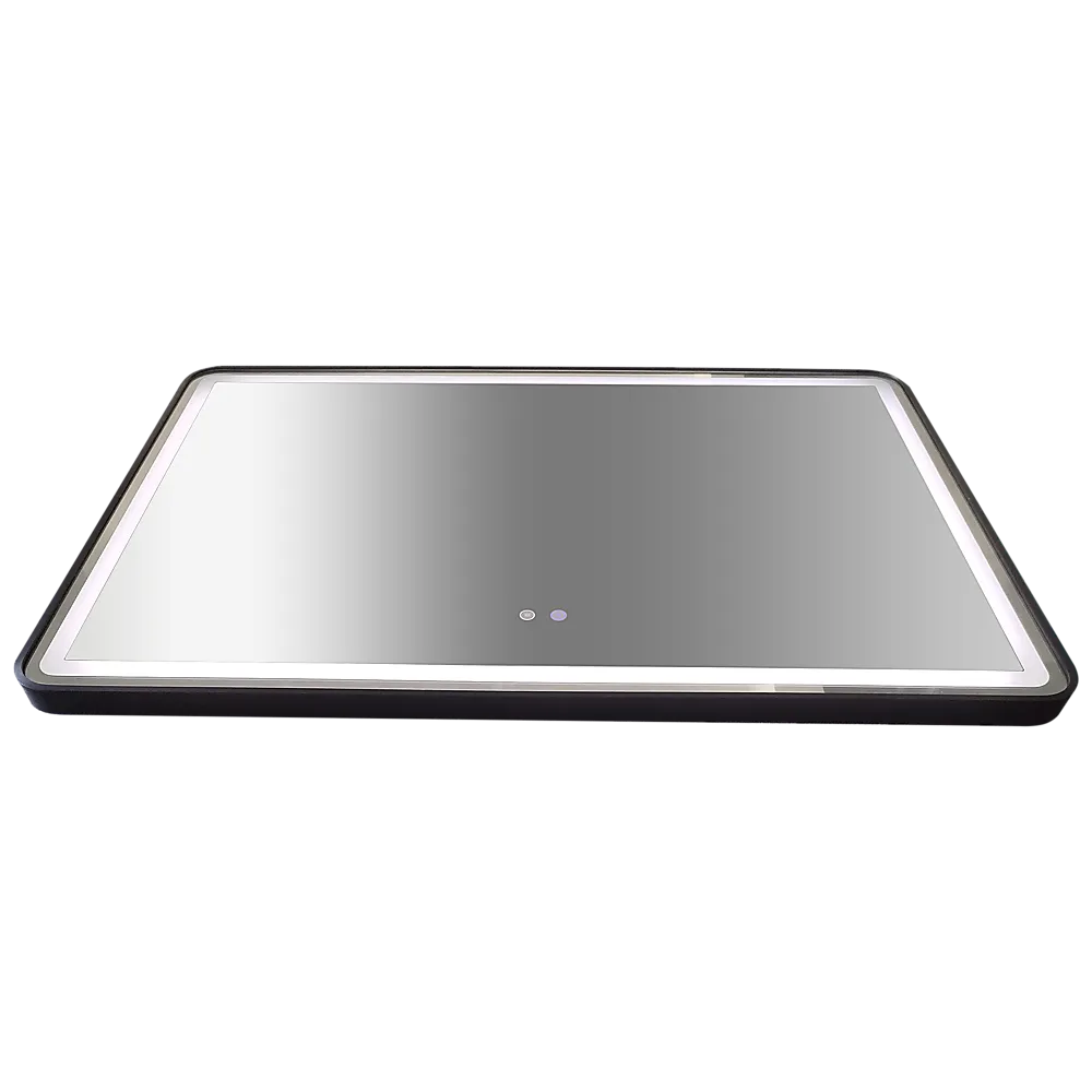 LED Anti-Fog Rectangular Mirror, Touch, Waterproof, 120x80