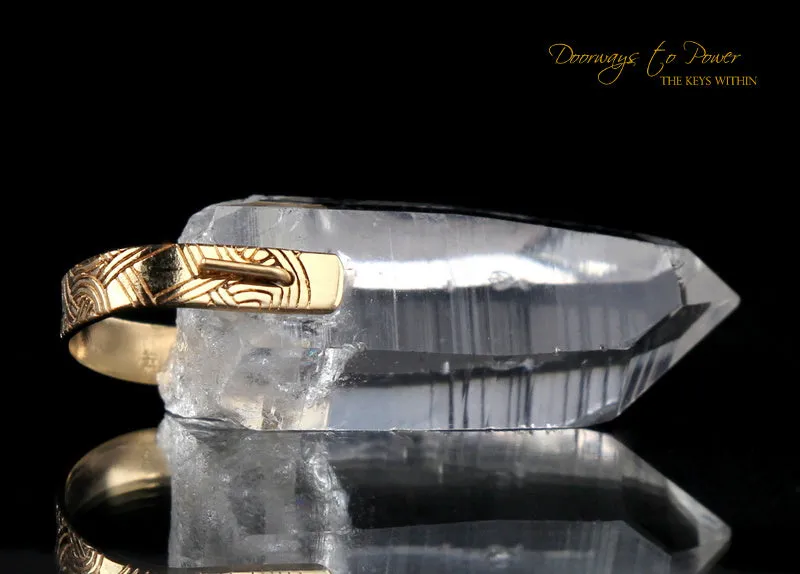 Lemurian Light Language Portal Time Link Pendant 14k 'RESERVED'