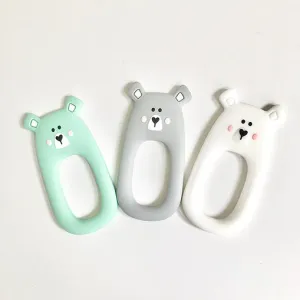 MAMA KNOWS Bear Teether in Mint