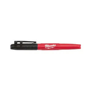 Milwaukee INKZALL Black Fine Point Marker, (Single Marker)