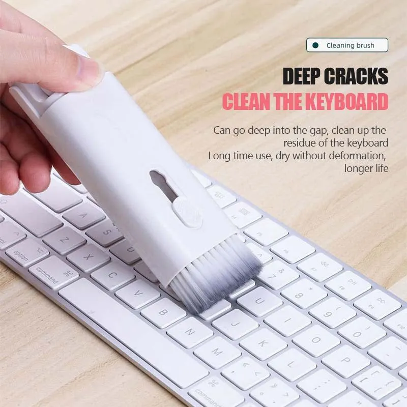 Multifunctional Bluetooth Headset Cleaning Pen Set - Ultimate Keyboard Cleaner and Keycap Puller Kit!