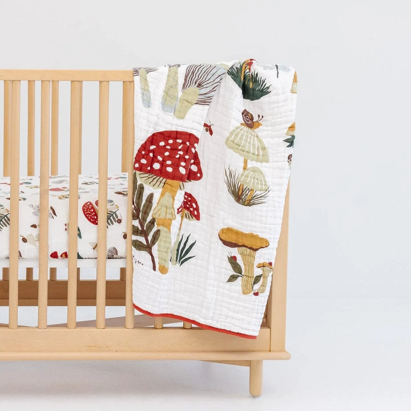 Mushroom Collectors Throw Blanket