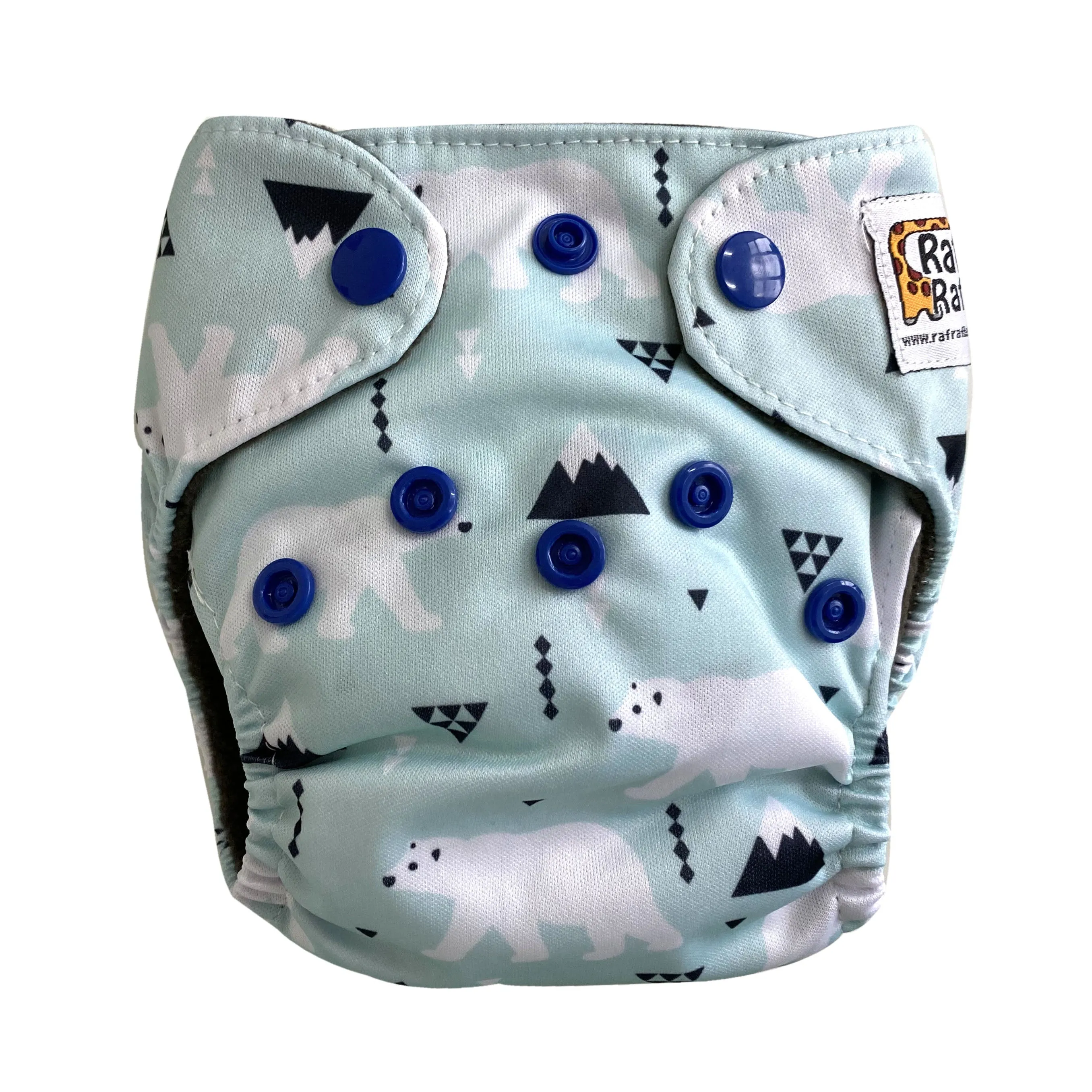 Newborn Charcoal Bamboo Cloth Diaper