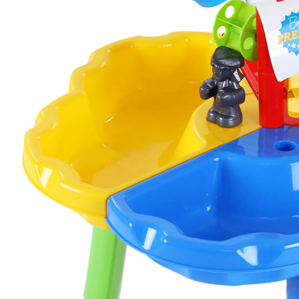 Non-Toxic Sand and Water Play Table Set for Kids - Keezi