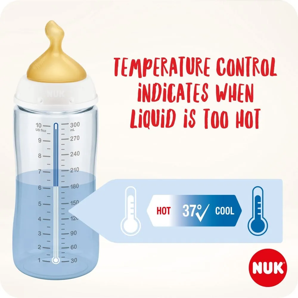 NUK First Choice  Temperature Control Latex Bottles 150ml (x4)