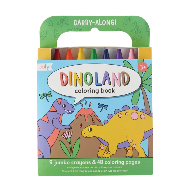 Ooly Carry-Along Coloring Book - Dinoland